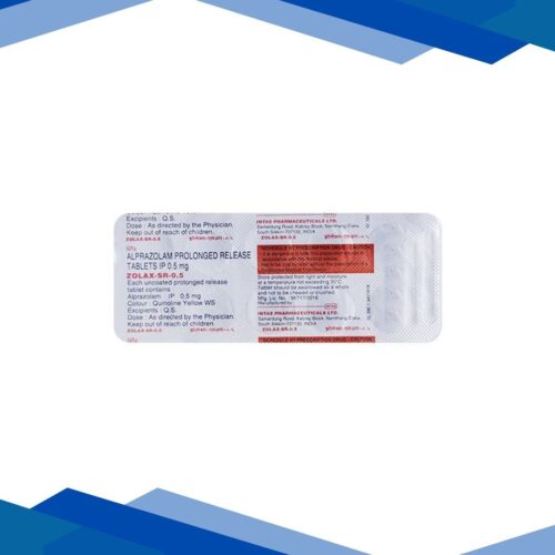 Zolax SR 0.5mg Tablet 10'S