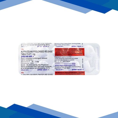 Zolax SR 1mg Tablet 10'S