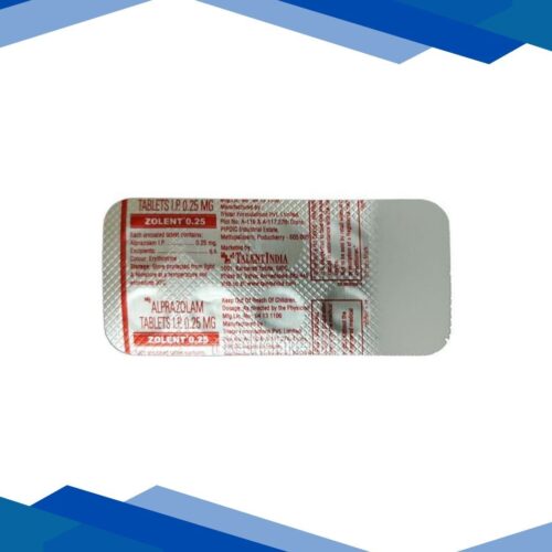 Zolent 0.25mg Tablet 10'S