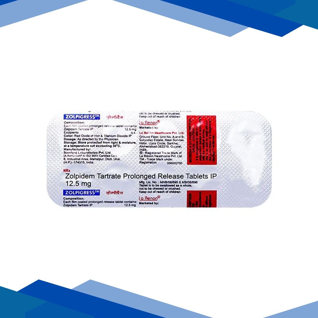 Zolpigress 12.5mg Tablet 10’S