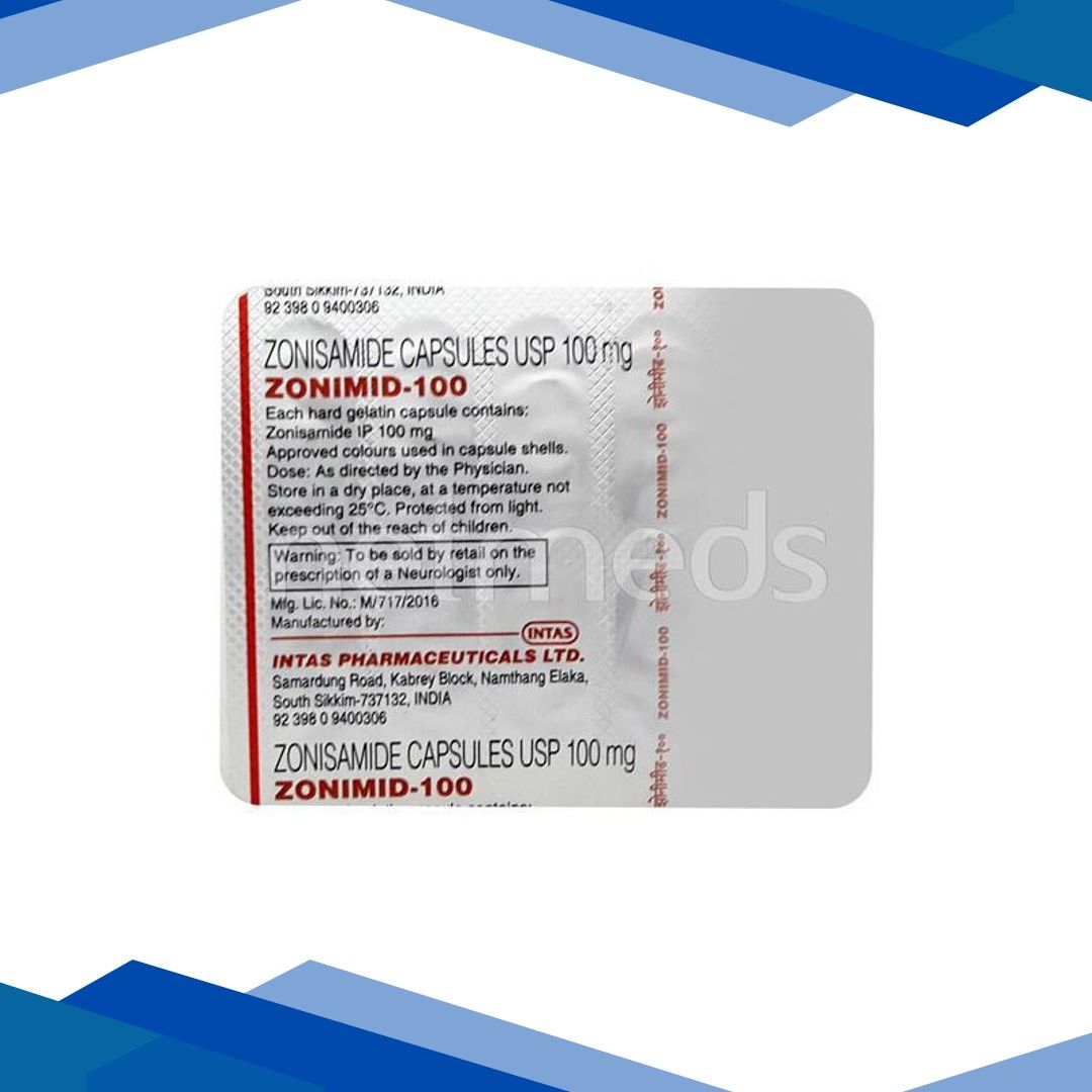 Zonimid 100mg Capsule 10’S