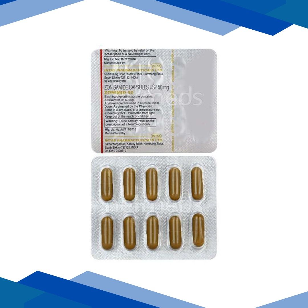 Zonimid 50mg Capsule 10’S