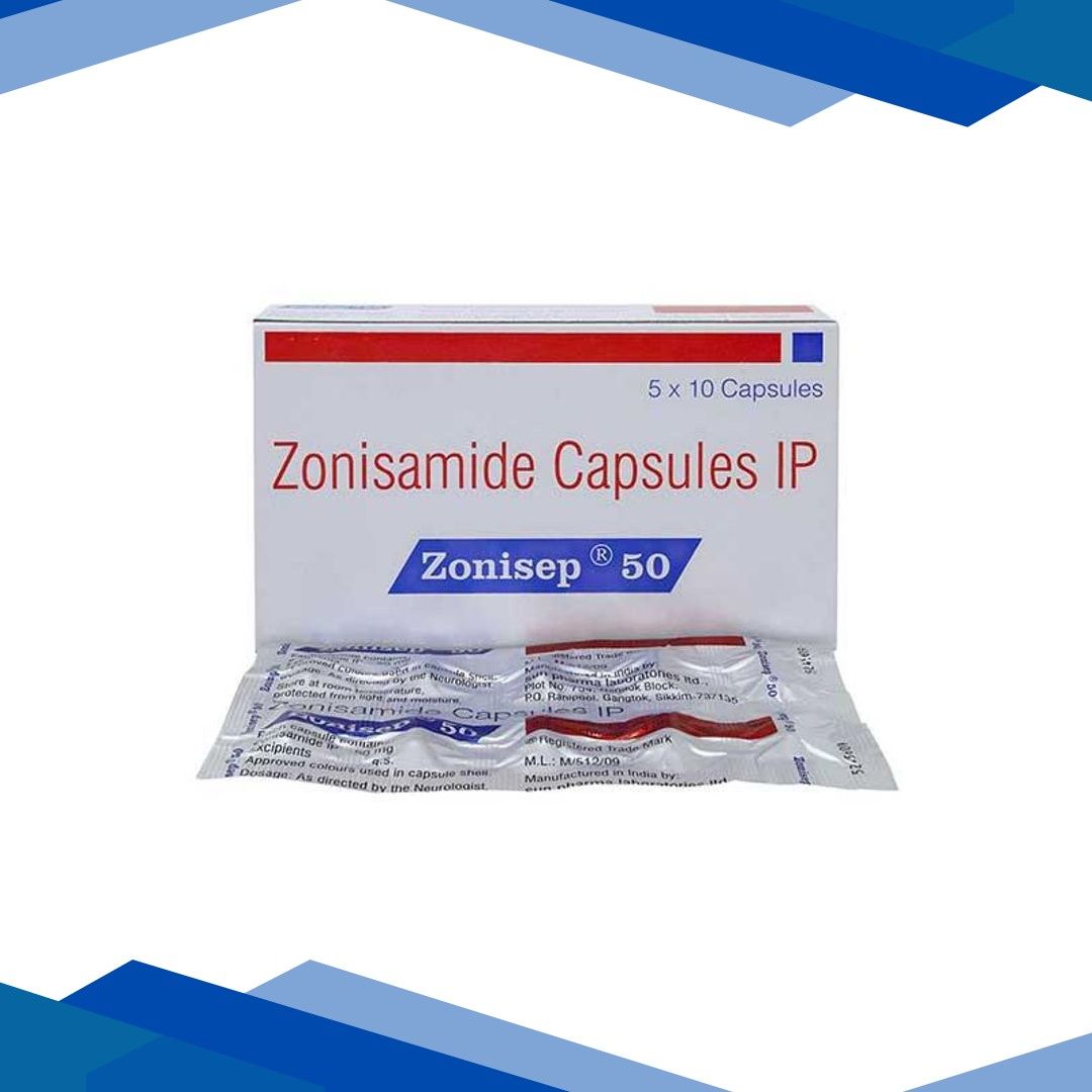 Zonisep 50mg Capsule 10’S