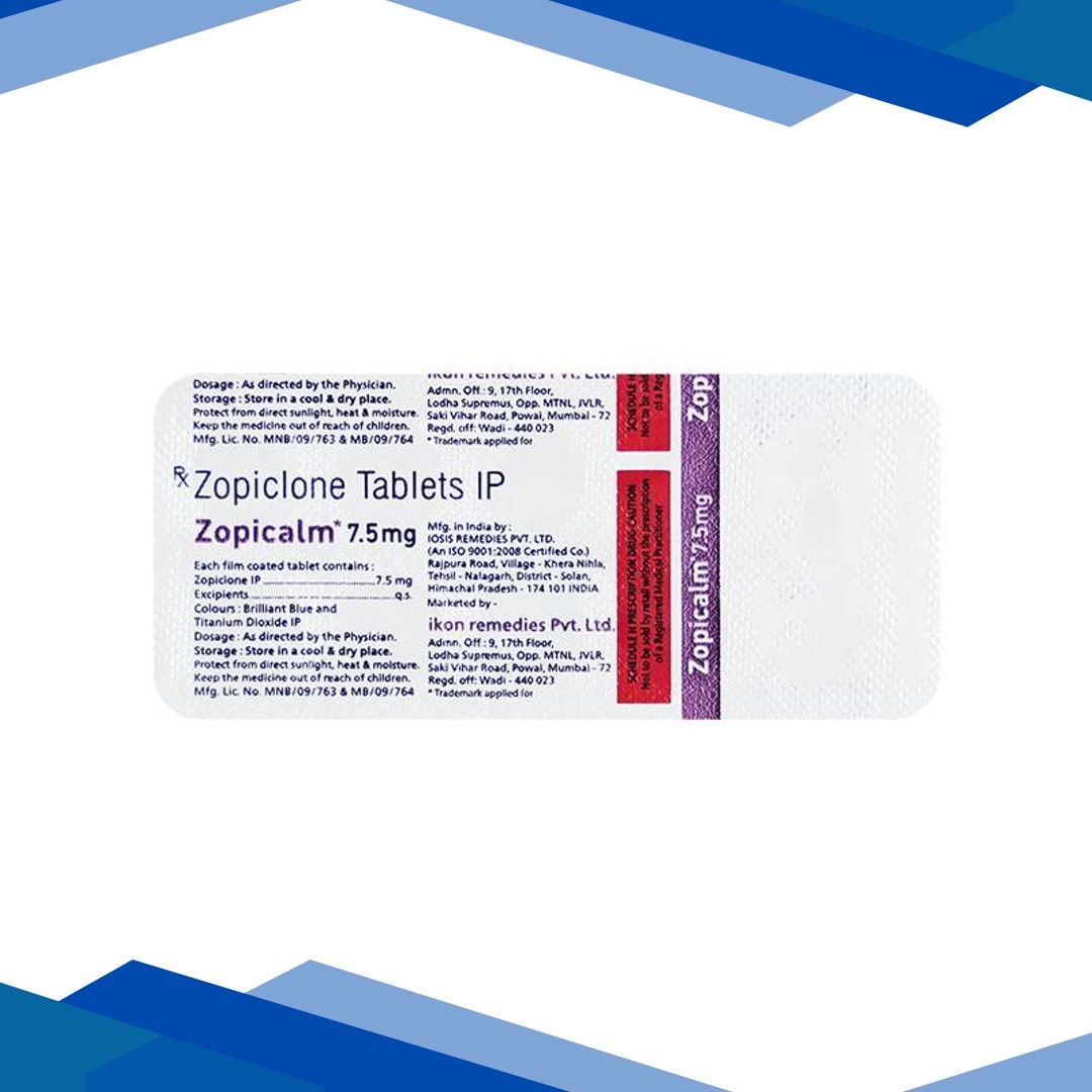 ZOPICALM 7.5 MG Tablet 10’s