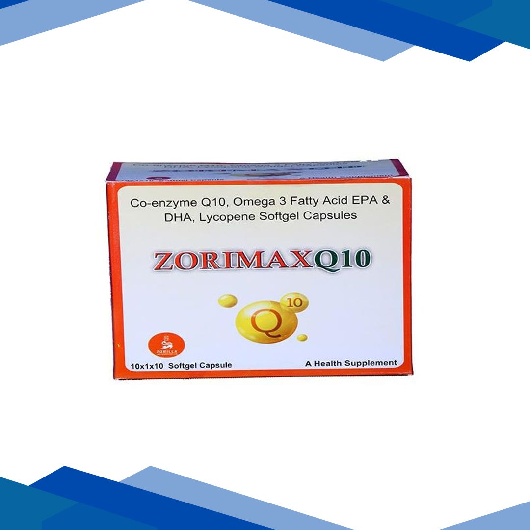 ZORIMAX Q10 Softgel Capsule 10’s