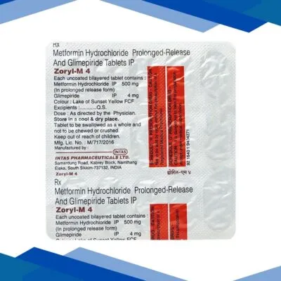 ZORYL M 4mg Tablet 15’s