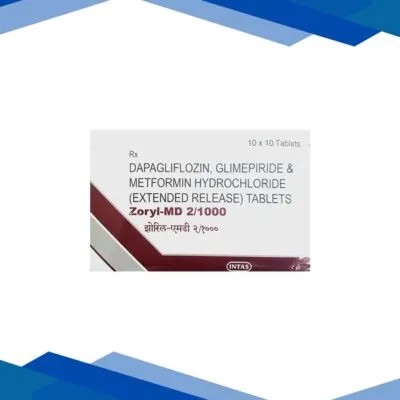 ZORYL MD 2/1000 Tablet 10’s