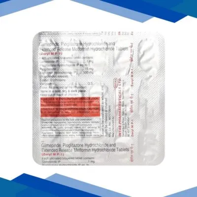 Zoryl MP 1mg Tablet 15’S