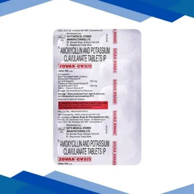 Zovax CV 625mg Tablet 10’S