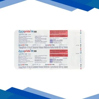 ZUCAPRIDE M 500 Tablet 10’s