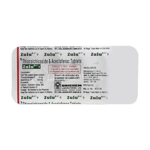 Zulu AT 4mg Tablet 10’S