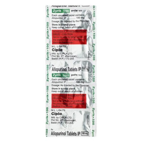 Zyrik 100mg Tablet 10'S